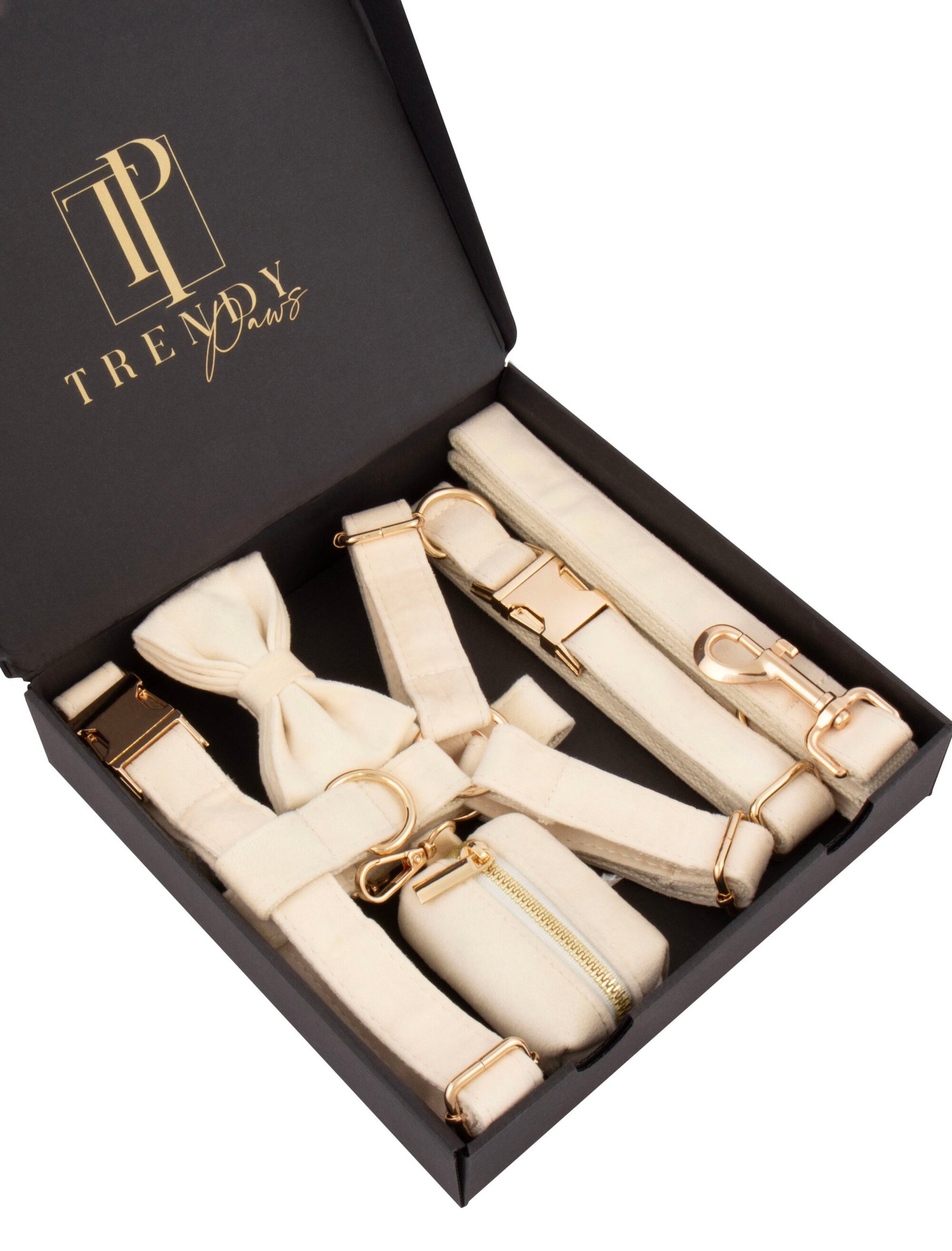 trendy paws komplektas šuniui baltas