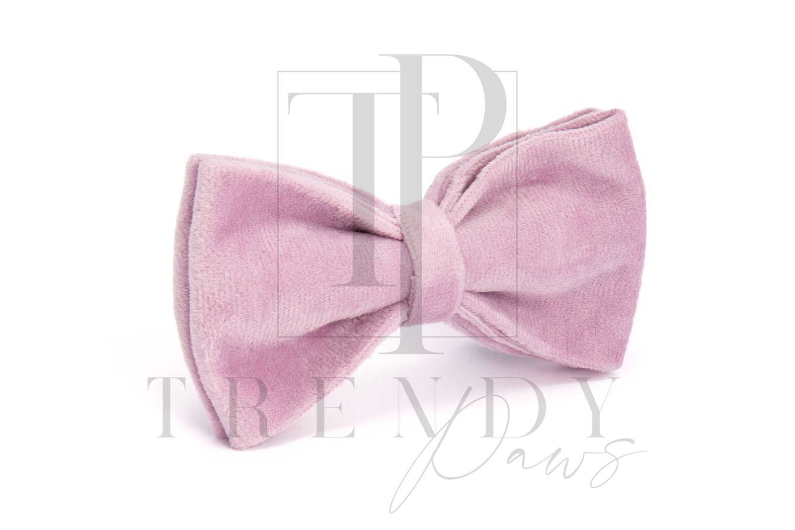 Lavender velvet dogs bow ties