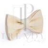 Milky white velvet dogs bow ties