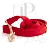 Red velvet dog leashes