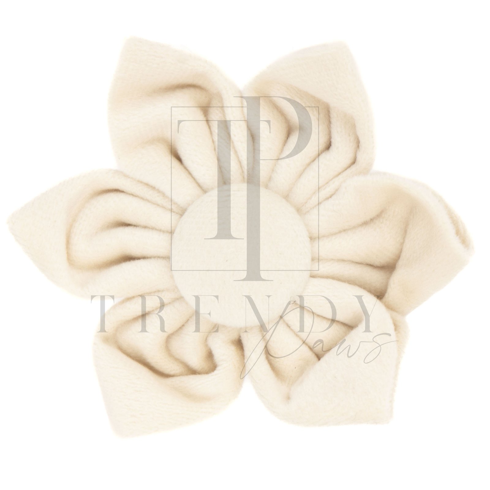 Trendy Paws peteliškė gėlė šuniui, baltos spalvos