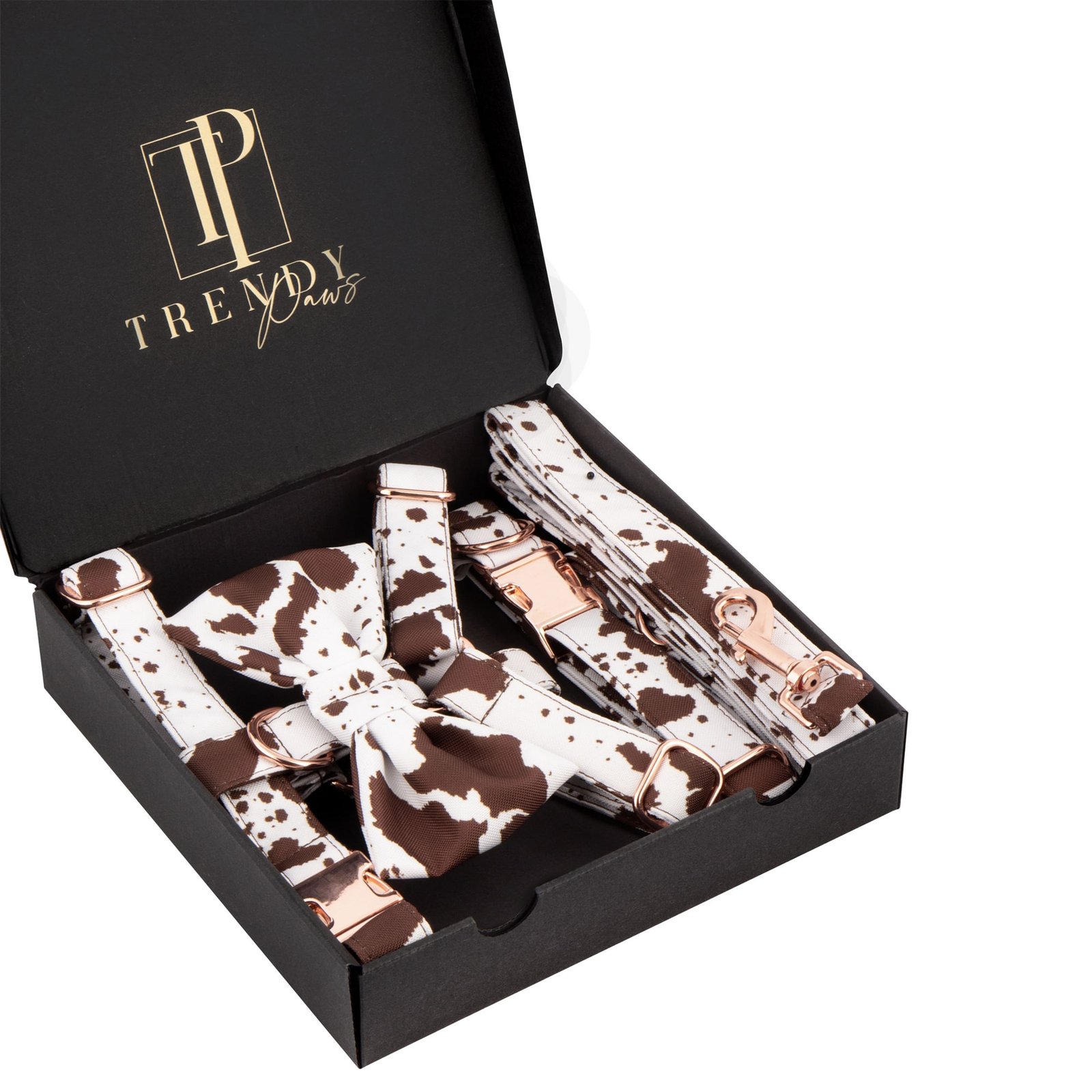 Trendy Paws šuns aksesuarų komplektas, petnešos, pavadėlis, antkaklis