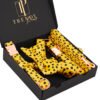 Trendy Paws šuns geltonas komplektas, petnešos, pavadėlis, antkaklis