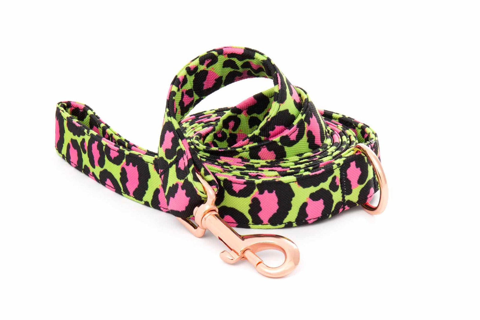 Trendy Paws šuns pavadėlis leopardo žalias